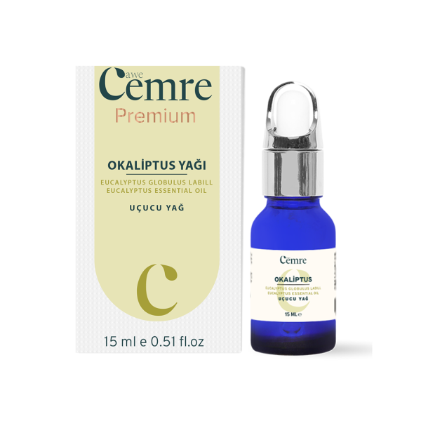 Okaliptüs Uçucu Yağı 15 ml - Keskin Koku, Nefes Açıcı, Rahatlatıcı , %100 Saf Uçucu Yağ