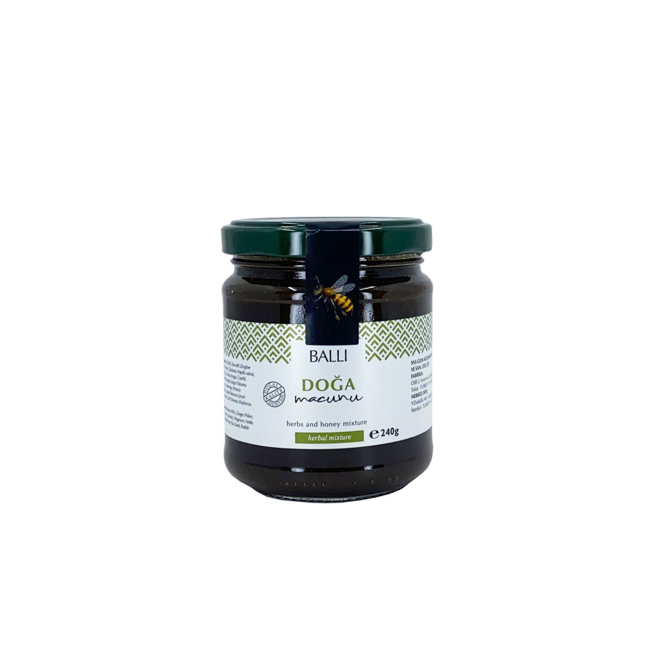 Doğa Macun Ballı Bitkisel Karışım 240 Gr/ Soğuk Algınlığı/ Grip/ Nezle/ Astım Bronşit İçin Kullanılabilir