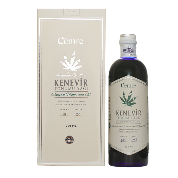 Kenevir Tohumu Yağı 200 Ml -İTHAL-%100 Saf Analizli Ürün