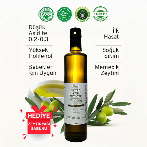 Naturel Sızma Zeytinyağı Premium 500 ML