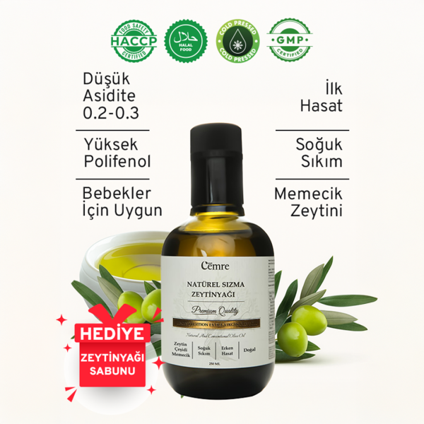 Naturel Sızma Zeytinyağı Premium 250 ML