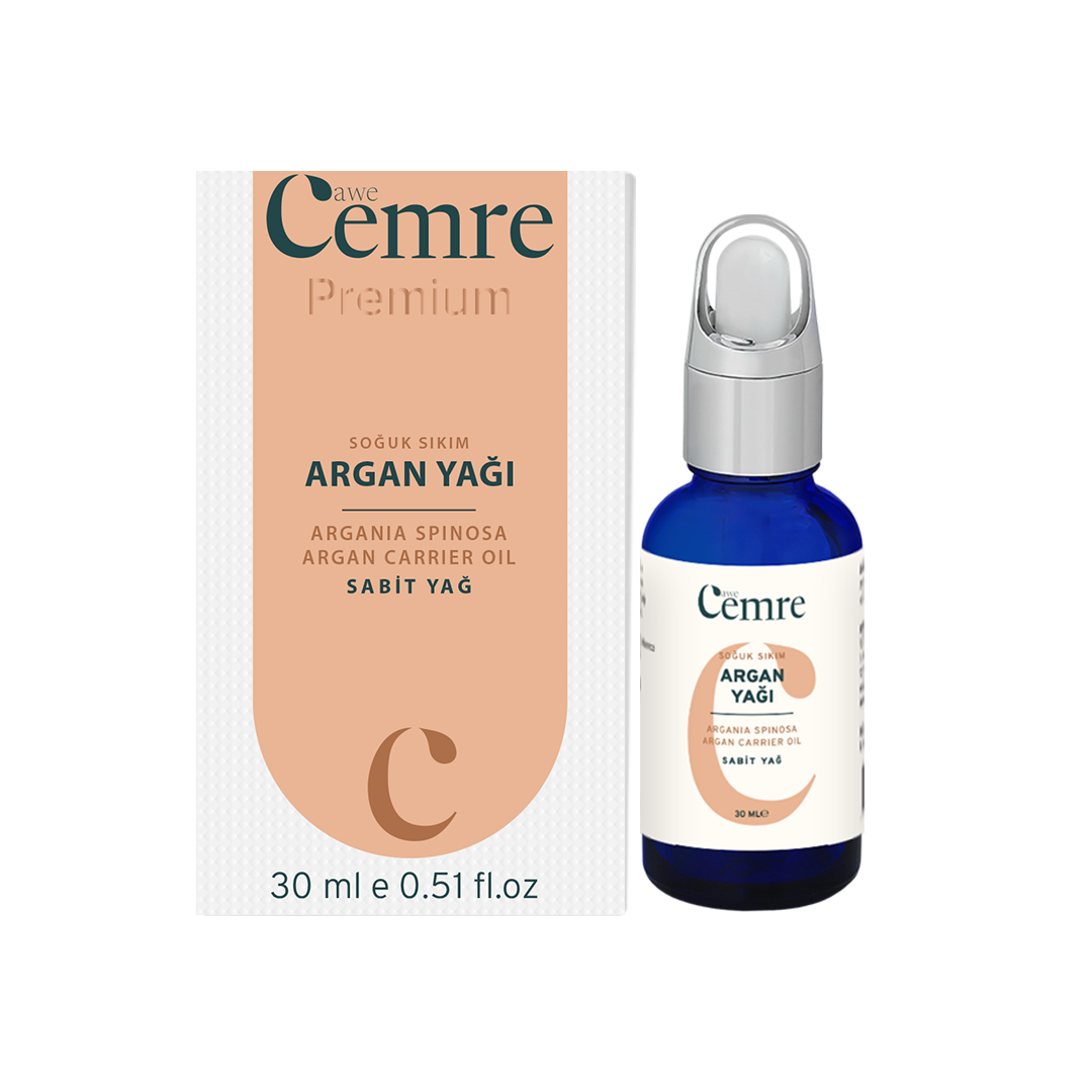 Argan Yağı 30 Ml %100 Saf Soğuk Sıkım , Yıpranmış Kuru Saçlar İçin Besleyici Saç Bakım Yağı