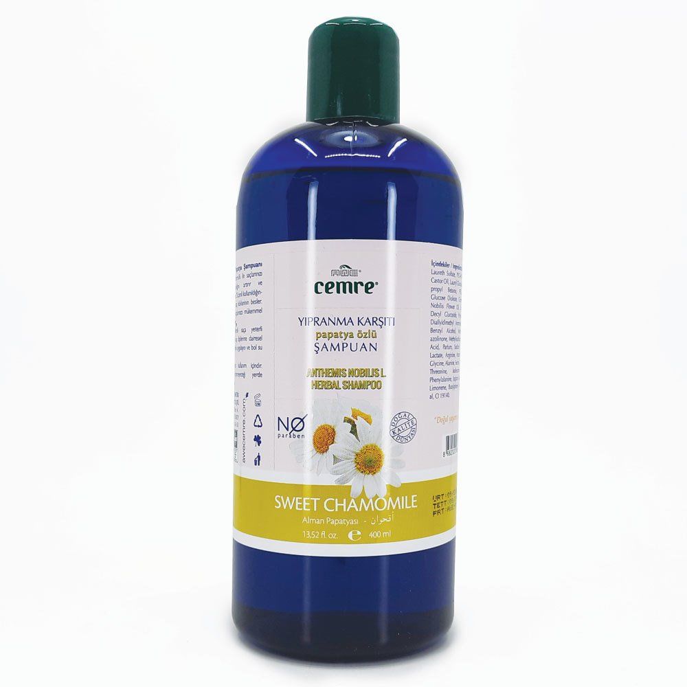 TOPTAN Papatya Şampuanı/ Yıpranma Karşıtı/ Boyalı, İşlem Görmüş Saçlar İçin/ Onarıcı, 400 ML