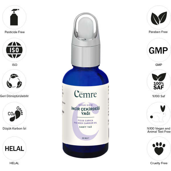 TOPTAN 6 lı İncir Çekirdeği Yağı 30 Ml