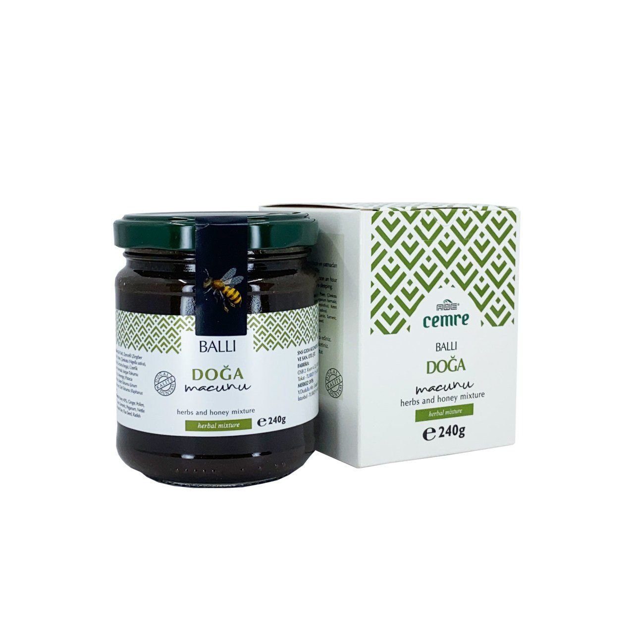 TOPTAN Doğa Macun 240 gr Bal+12 Çeşit Bitki