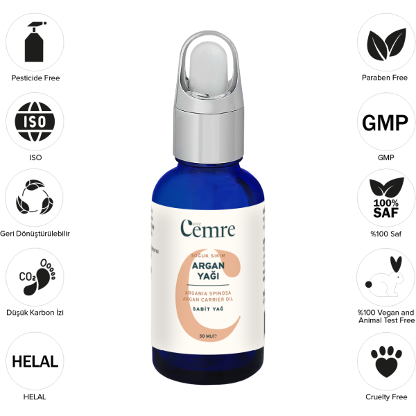 TOPTAN 6 lı Argan Yağı 30 Ml