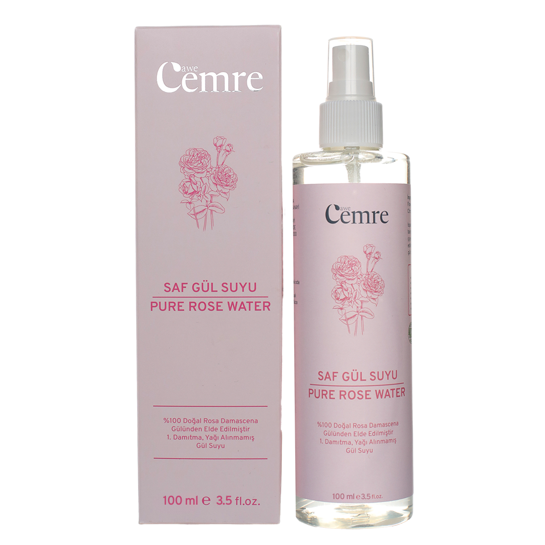 GÜL SUYU 100 ML (YAĞI ALINMAMIŞ 1. DİSTİLASYON)