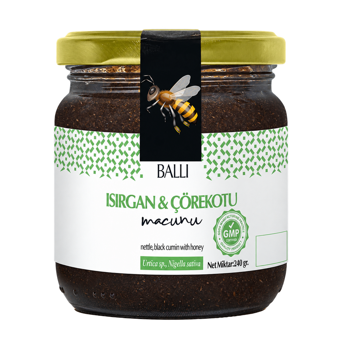 Isırgan+Çörekotu Macunu / 240 GR