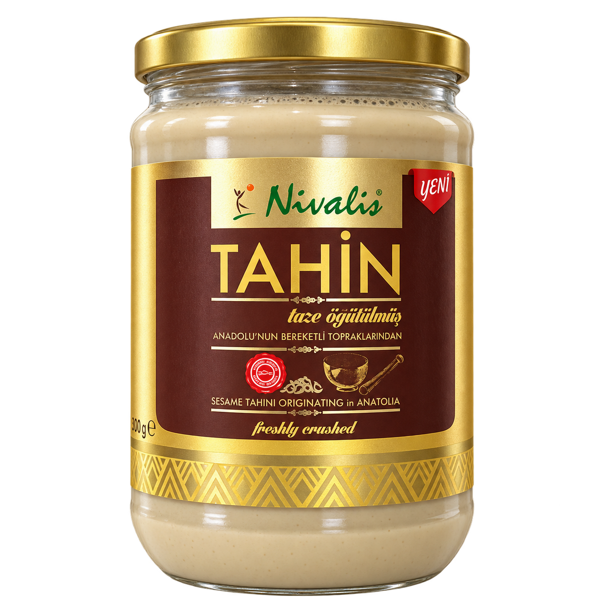 Taze Öğütülmüş Tahin/ 600 GR / %100 Tahin