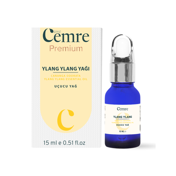 Ylang Ylang Uçucu Yağı 15 ml - Afrodizyak Etkili- %100 Saf Uçucu Yağ