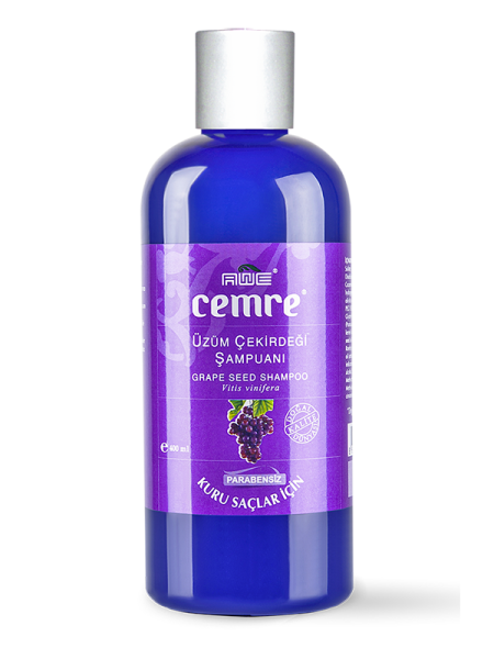 Üzüm Çekirdeği Şampuanı / Zayıf ve İnce Telli / Kuru Saçlar İçin/ 400 ML