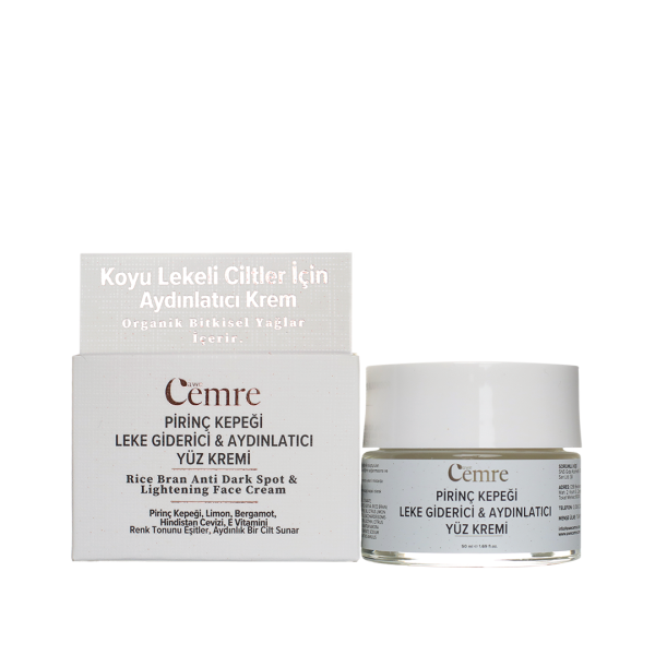 Pirinç Kepeği Leke Giderici & Aydınlatıcı Yüz Kremi Kremi 50 ML