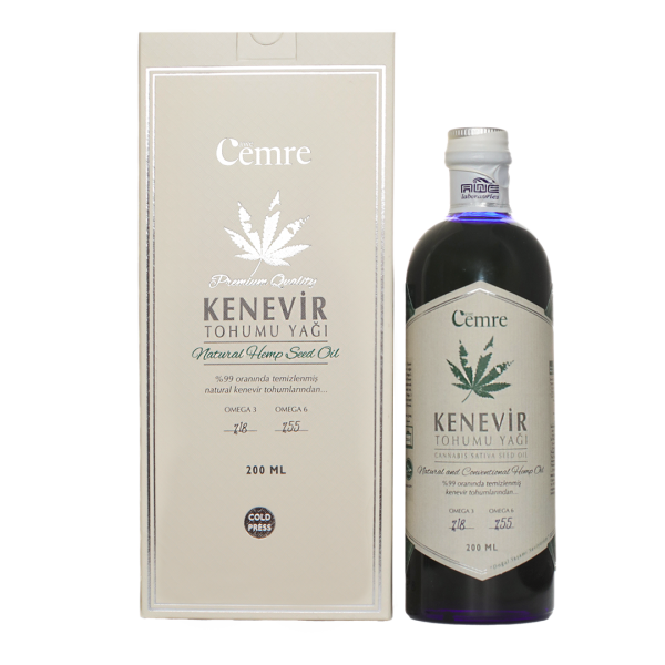 Kenevir Tohumu Yağı 200 Ml -İTHAL-%100 Doğal
