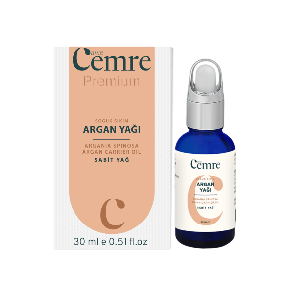 Argan Yağı 30 Ml %100 Saf Soğuk Sıkım , Yıpranmış Kuru Saçlar İçin Besleyici Saç Bakım Yağı