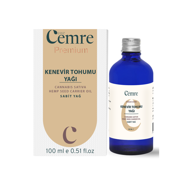 Kenevir Tohumu Yağı 100 Ml -İTHAL-%100 Doğal