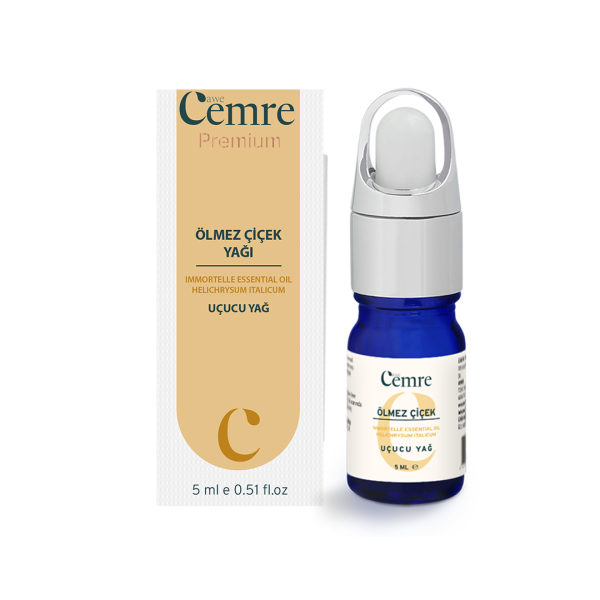 Ölmez Çiçek %100 Saf Uçucu Yağı 5 Ml  Kırışıklık Karşıtı, Hassas Cilt Koruyucu Altın Otu Yağı