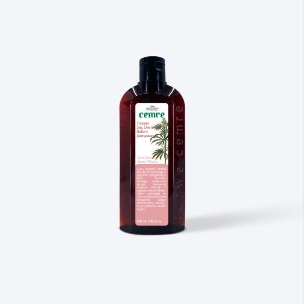 TOPTAN Hassas Saç Derisi Bakım Şampuanı/ Kuruluk, Kaşıntı, Kepek İçin Doğal Şampuan/ 250 ML