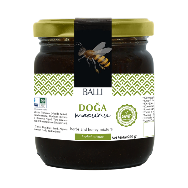 TOPTAN Doğa Macun 240 gr Bal+12 Çeşit Bitki